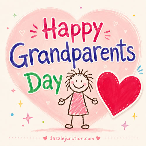 Grand Parents Day Heart Grandparents Day image