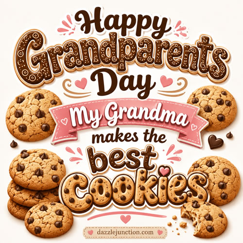 Grandma Cookie Grandparents Day image
