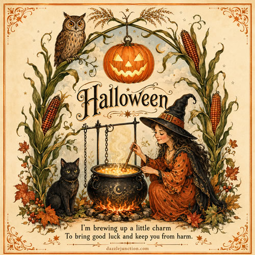 Charming Brew Modern Halloween image