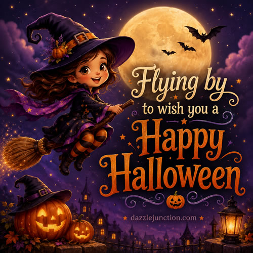 Flying By Modern Halloween image
