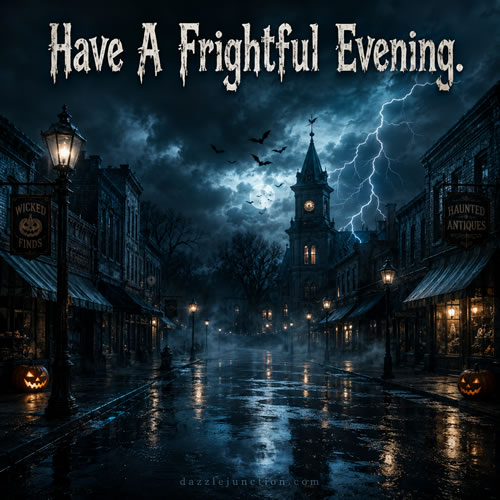 Frightful Evening Modern Halloween image