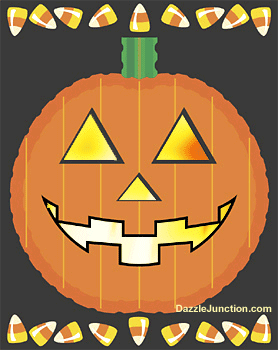 A Flashing Pumpkin