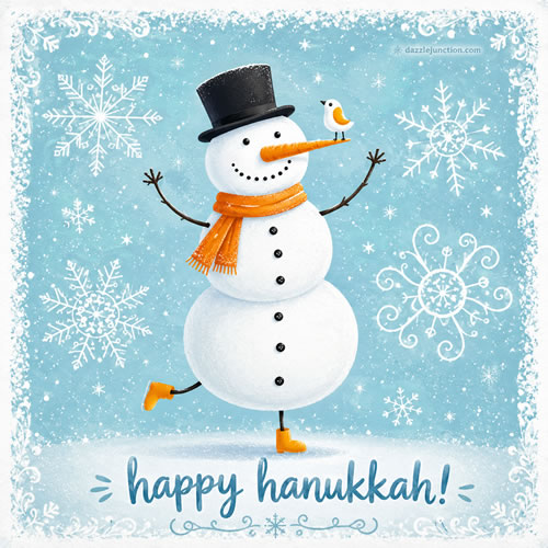 Happy Hanukkah Snowbud image