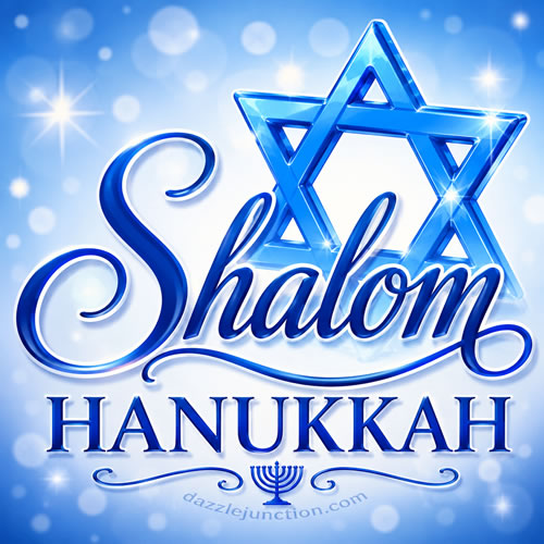 Shalom Hanukkah image