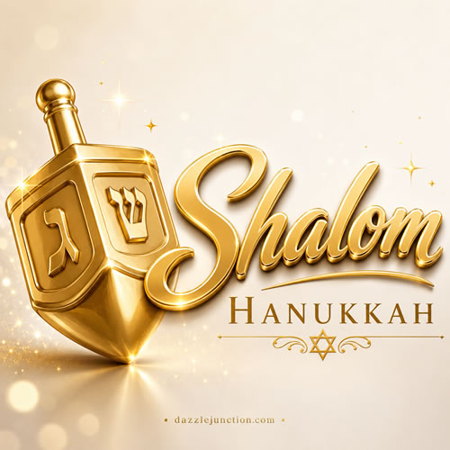 Shalom Hanukkah image