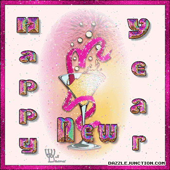 Ny Pink Classic Happy New Year image