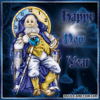Eyebrows Father Time Classic Happy New Year image