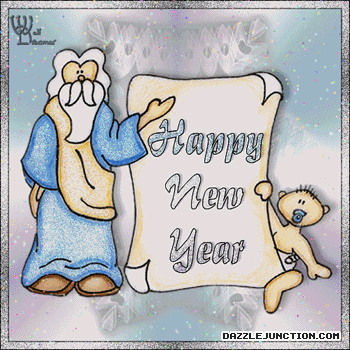 Father Time Baby Ny Classic Happy New Year image