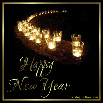 Gold New Year Classic Happy New Year image