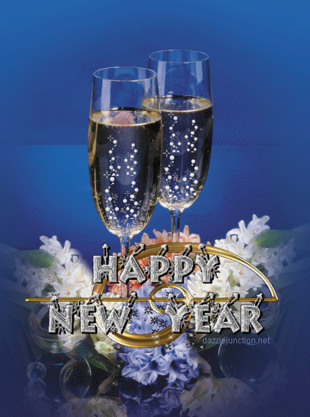 Happy New Year Flutes