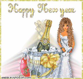 Happy New Year Lady