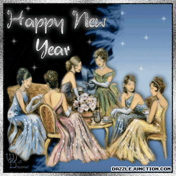 New Year Vintage Classic Happy New Year image
