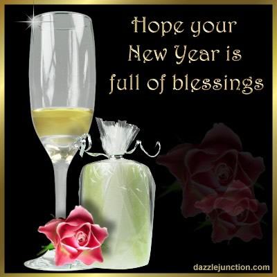 Newyear Blessings Classic Happy New Year image