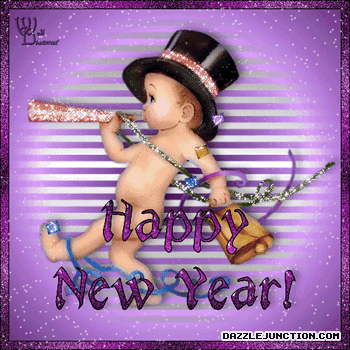 Ny Baby Purple Classic Happy New Year image
