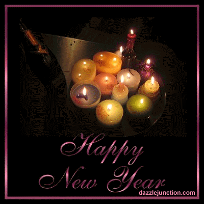 Pink New Year Classic Happy New Year image