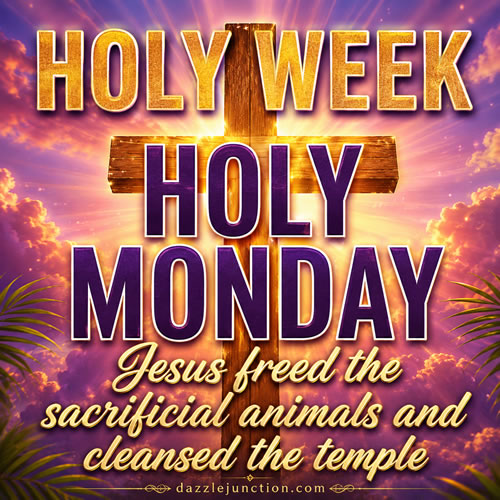 Holy Week Holy Monday image