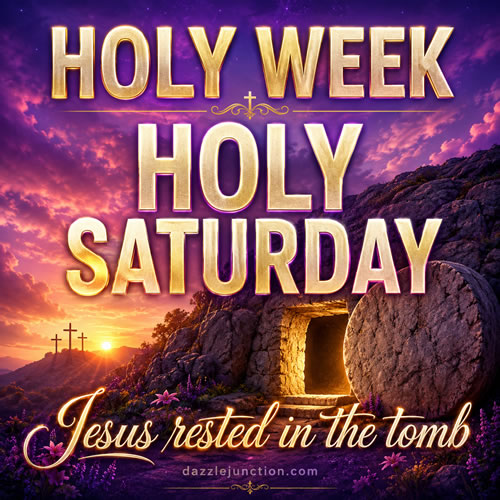 Holy Week Holy Saturday image