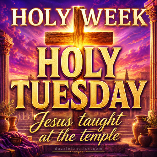 Holy Week Holy Tuesday image