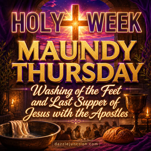 Holy Week Maundy Thursday image