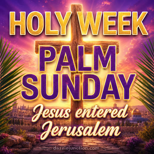 Holy Week Palm Sunday image