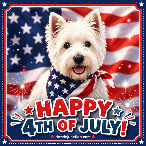 Dog Fourth Independence Day - 4th of July - July Fourth image