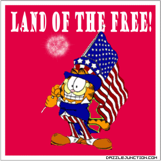 Garfield Land Free Independence Day - 4th of July - July Fourth image