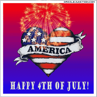 Heart America Independence Day - 4th of July - July Fourth image
