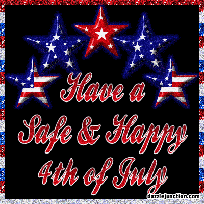 Safe Happy Fourth July Independence Day - 4th of July - July Fourth image
