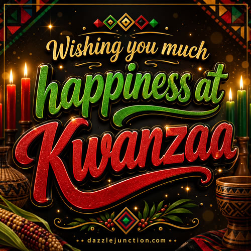 Much Happiness Kwanzaa image