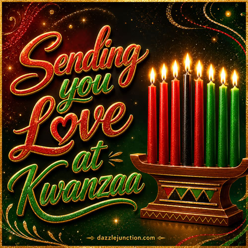 Sending Love At Kwanzaa image
