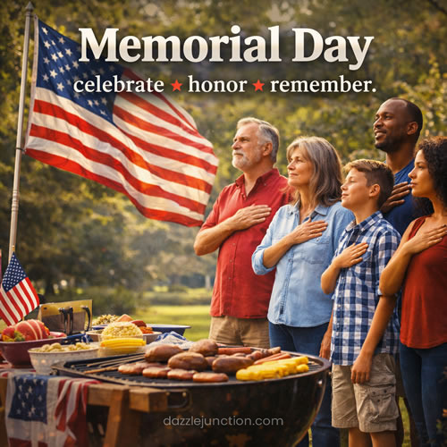 Celebrate Honor Remember Memorial Day image