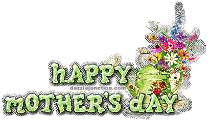Mothers Day Green Mothers Day Glitter image