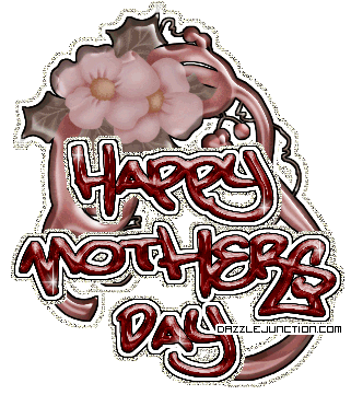 Motherspink Flower Mothers Day Glitter image