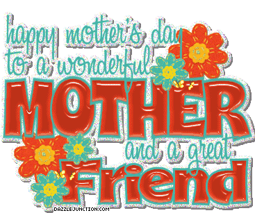 Wonderful Friend Mother Mothers Day Glitter image