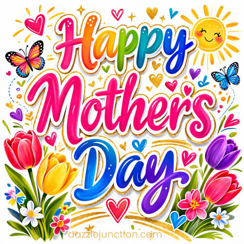 Festive Floral Mothers Day image