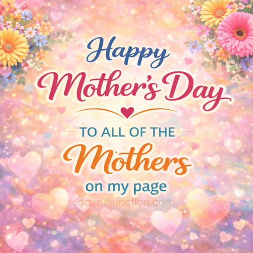Mothers On My Page Mothers Day image