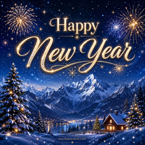 Alipne New Year Modern Happy New Year image