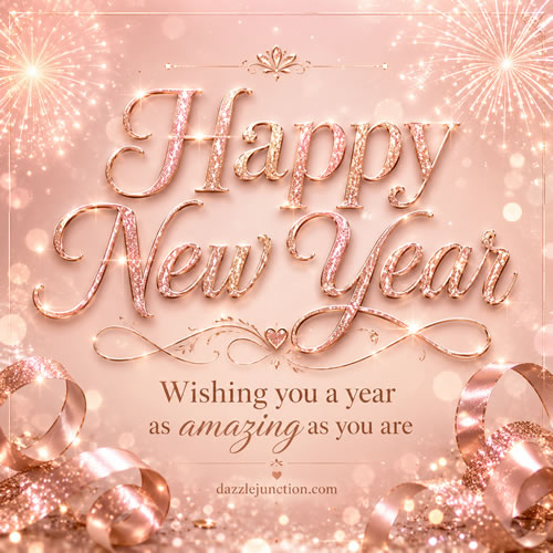 Amazing Ny Modern Happy New Year image