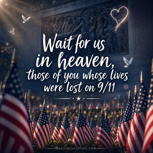 Wait In Heaven Patriot Day image