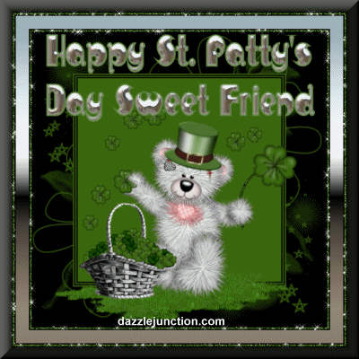 Bear Sweet Friend St Patricks Day image
