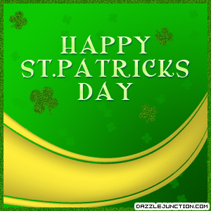 Happy St Patricks Day Gold