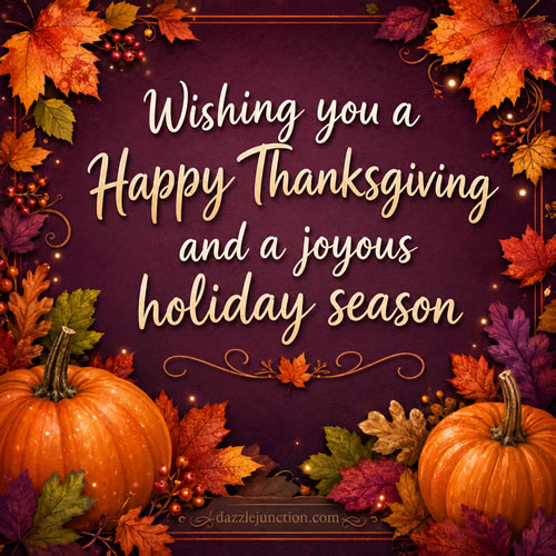 Joyous Season Thanksgiving image
