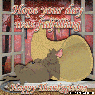 Rat Fulfilling Thanksgiving