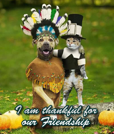 Thankful For Our Friendship Thanksgiving image