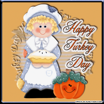 Turkey Day Girl Thanksgiving image