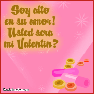 Alto En Su Amor Spanish Valentines Day image
