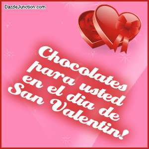 Chocolates Para Usted Spanish Valentines Day image