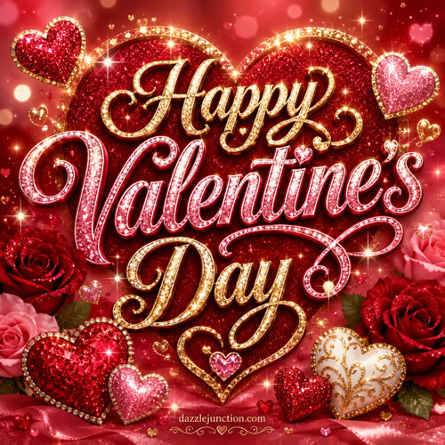 Glittery Valentine