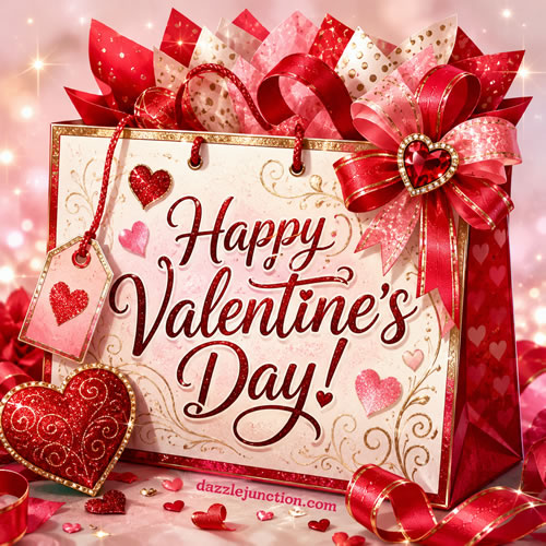 Happy Gift Bag Valentines Day image