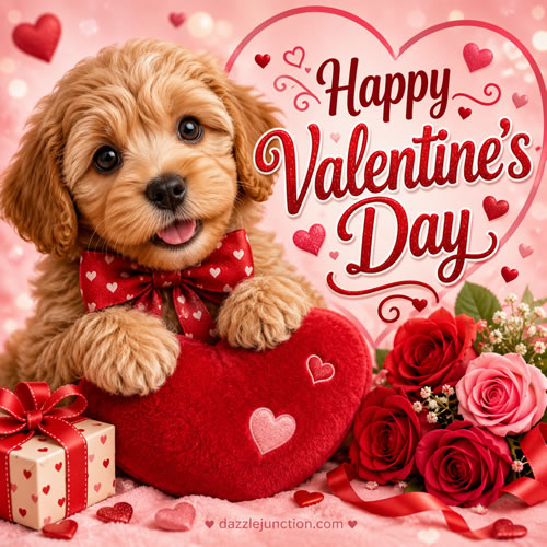Puppy Love Valentines Day image